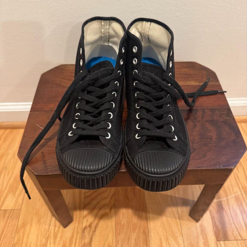 Zara black canvas high top - Picture 3 of 7